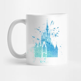 Watercolor Castle Mug